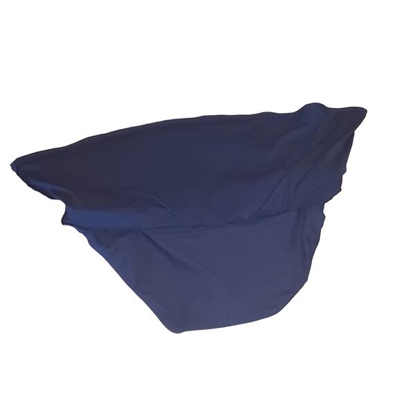 Nautica Bikini Skirt with Built-In Briefs Plus Size 14 SL Belted Navy Swimsuit - Picture 5 of 5